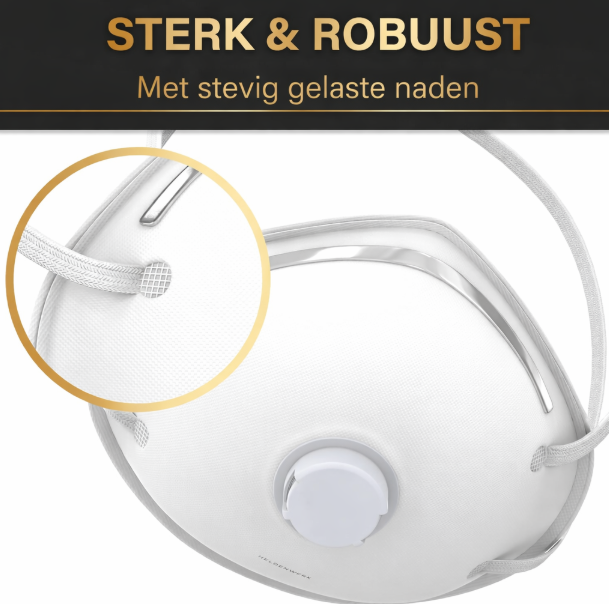 Heldenwerk Adembeschermingsmasker - Wit