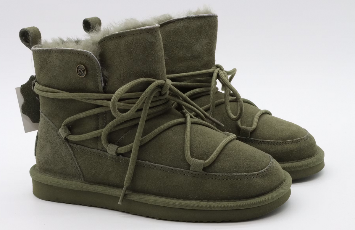 Alpacas Footwear Zachte Winterboots - Dames - Maat 39 - Khaki