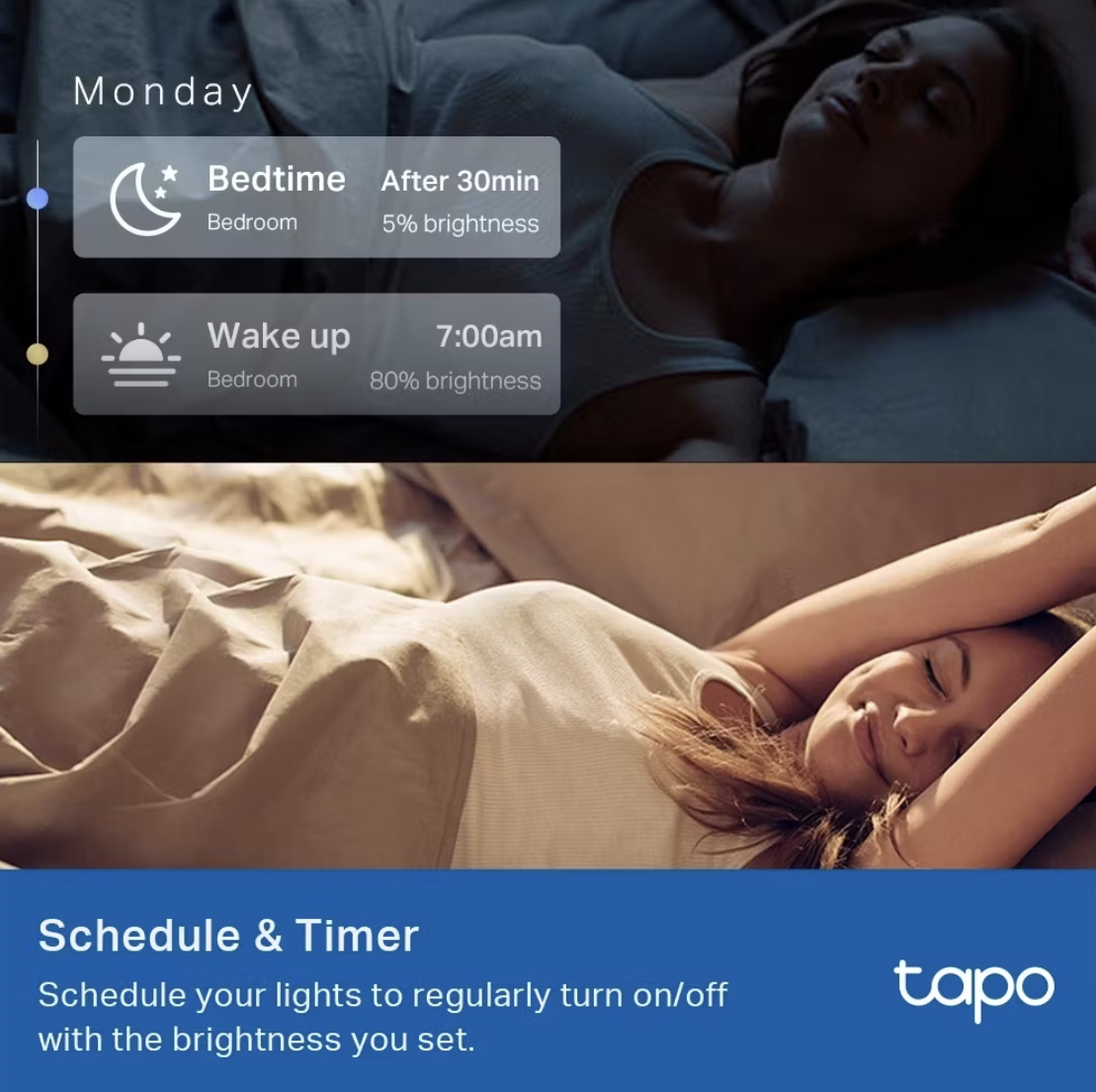 Tapo Wifi LED Lamp L530E E27 A60 115 × 60 mm – Instelbare wit- en lichtkleuren
