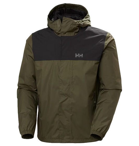 Helly Hansen – Vancouver Fleece Gevoerde Jas – Maat XXL & Helly Tech Protection – Waterdicht & Winddicht – Voor Heren – Utility Green Polyester