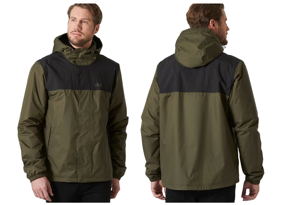 Helly Hansen – Vancouver Fleece Gevoerde Jas – Maat XXL & Helly Tech Protection – Waterdicht & Winddicht – Voor Heren – Utility Green Polyester