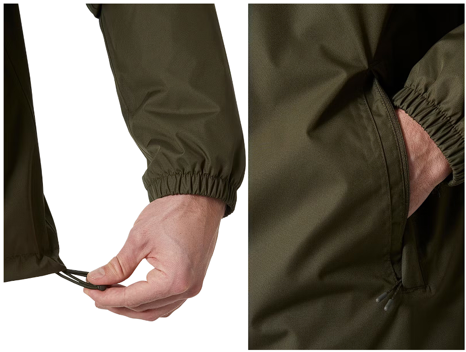 Helly Hansen – Vancouver Fleece Gevoerde Jas – Maat XXL & Helly Tech Protection – Waterdicht & Winddicht – Voor Heren – Utility Green Polyester