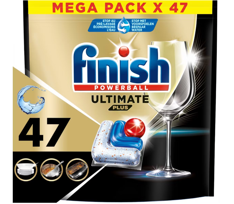 Finish Ultimate Plus All-in-One Vaatwastabletten – 6 x 47 Stuks (282 Tabletten)
