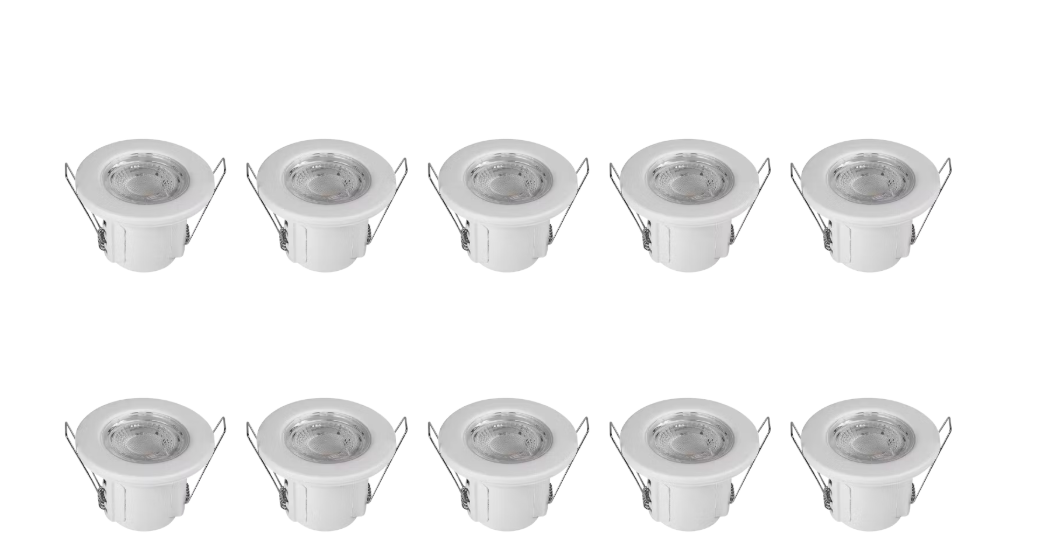 V-Tac VT-885 LED Inbouwspots – 10 Stuks – 5W – 3000K/4000K – IP65 – Met Samsung LED-Chip