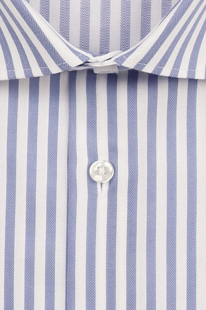Seidensticker New Kent Business Overhemd Heren – Regular Fit – Maat 42 – Mid Blue