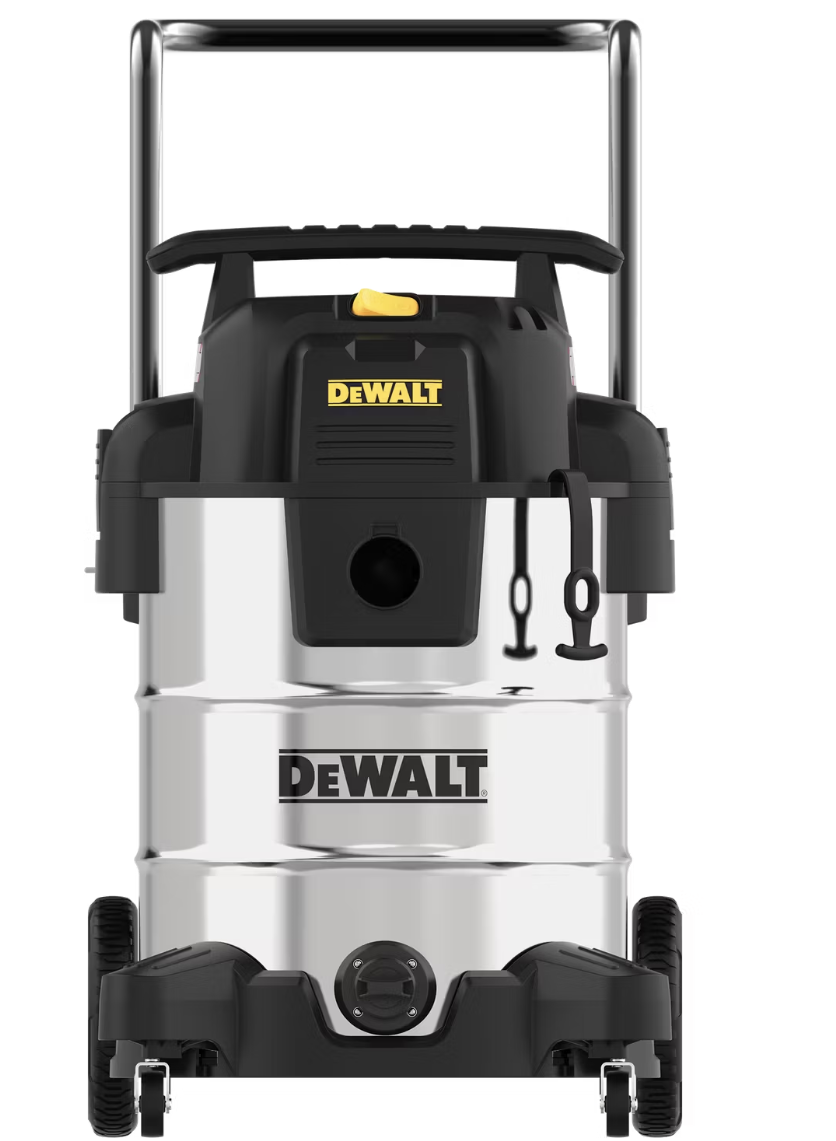 DeWalt 61L Stealthsonic RVS nat-/droogstofzuiger - 61 liter - RVS - 16,1 kg - 960 W - Zwart/Silver