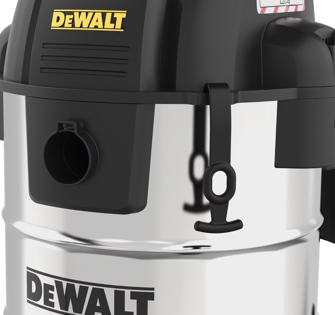 DeWalt 61L Stealthsonic RVS nat-/droogstofzuiger - 61 liter - RVS - 16,1 kg - 960 W - Zwart/Silver