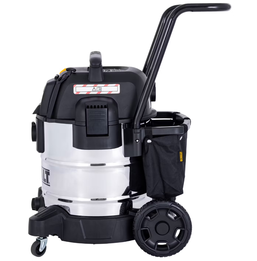 DeWalt Nat- & Droogstofzuiger DXV50SPTA – 50 L incl. Accessoires – 1.300 W – Roestvrij staal – Elektrisch Gereedschap Aansluiting – Blowerfunctie – 220‑240 V