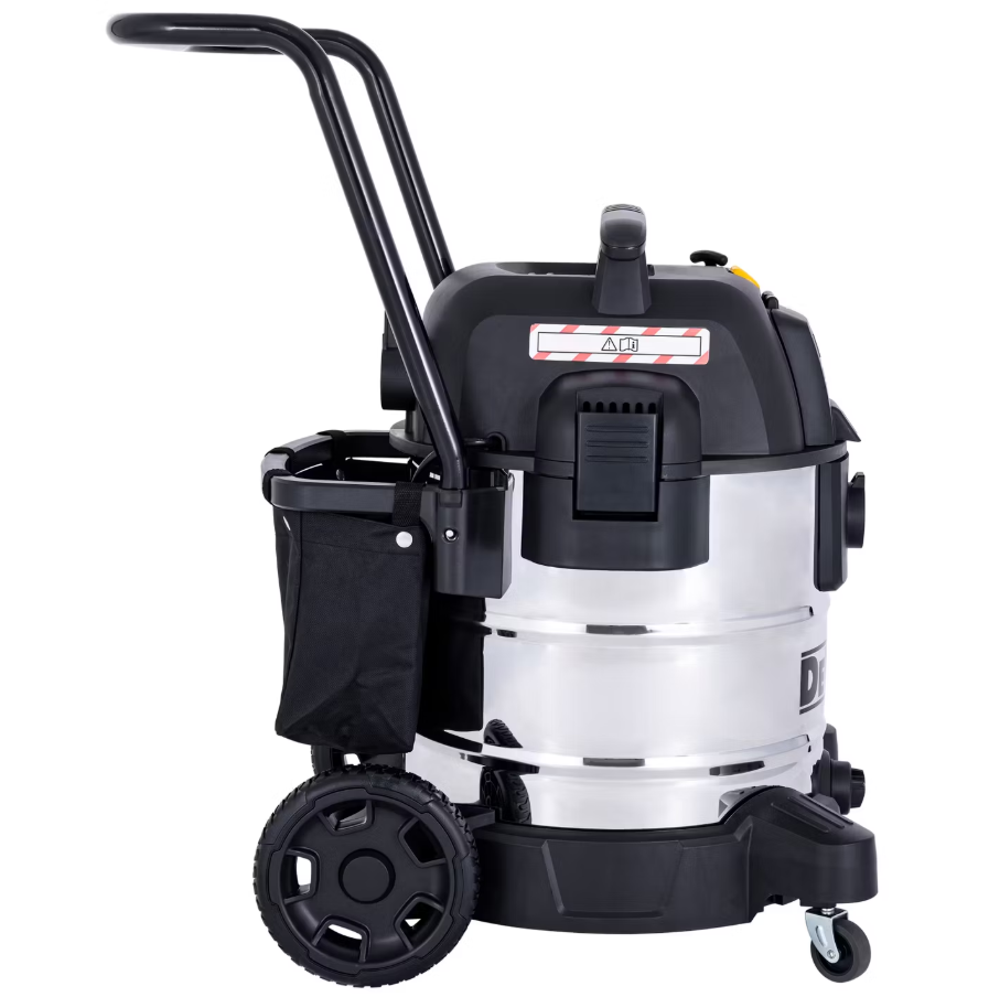 DeWalt Nat- & Droogstofzuiger DXV50SPTA – 50 L incl. Accessoires – 1.300 W – Roestvrij staal – Elektrisch Gereedschap Aansluiting – Blowerfunctie – 220‑240 V