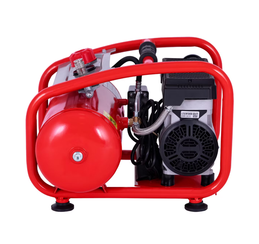Ecomax - 11 L Stille Luchtcompressor - 800 W - Olievrij