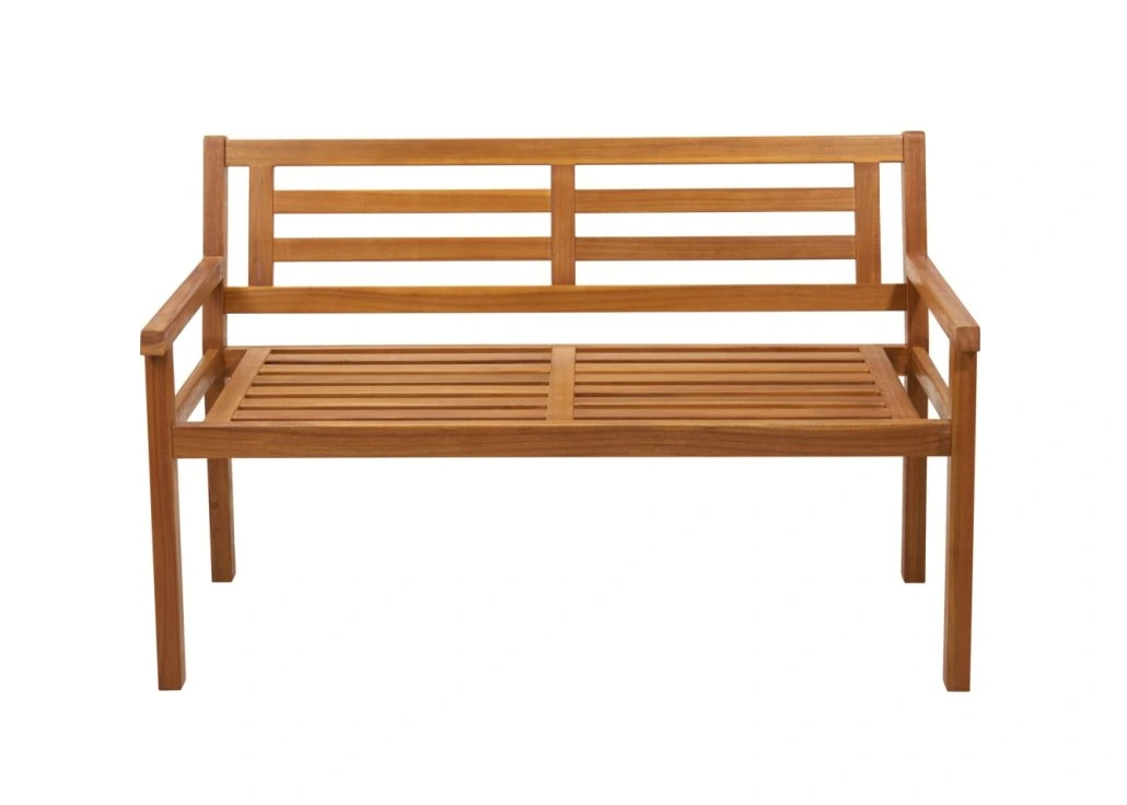 ProGarden Tuinbank - 120 x 57 x 75 cm - acacia - natuurlijke teaklook - Hout Bruin