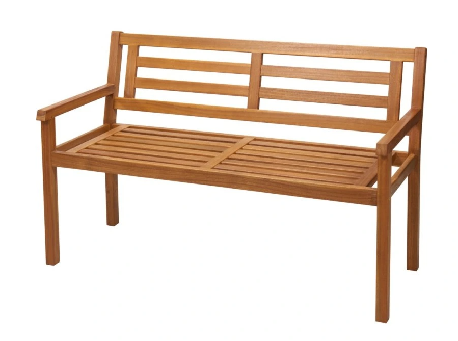 ProGarden Tuinbank - 120 x 57 x 75 cm - acacia - natuurlijke teaklook - Hout Bruin