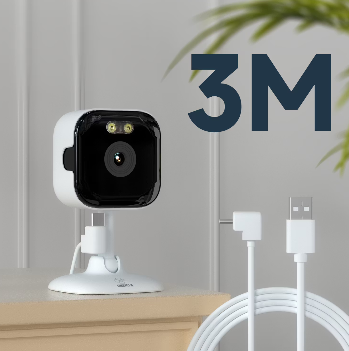 Greencam K10 2K Beveiligingscamera | Full Color Nachtzicht | Bewegingsdetectie | Wi-Fi