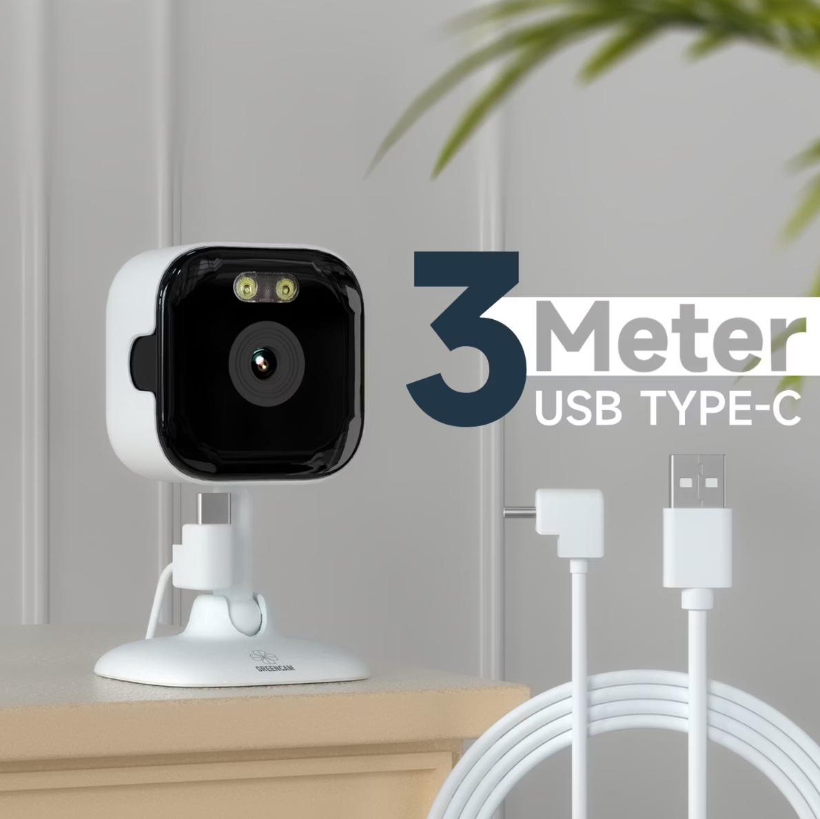 Greencam K10 2K Beveiligingscamera | Full Color Nachtzicht | Bewegingsdetectie | Wi-Fi