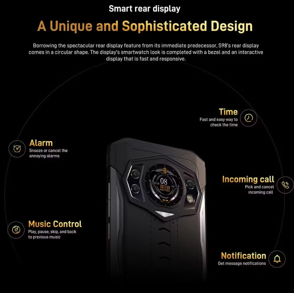 Doogee S98 Outdoor Smartphone | 8 GB RAM | 256 GB Opslag | Nachtzichtcamera | 6000 mAh
