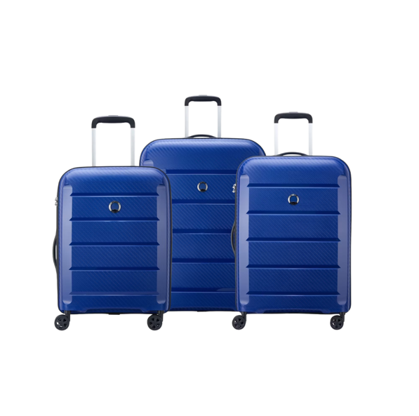 Delsey Paris Binalong 3-delige trolleyset – S, M, L – Nestbaar – TSA-slot – Navy