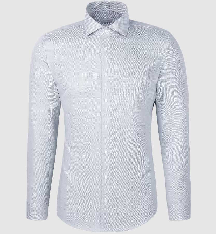Seidensticker - Business Shirt Spread Kent - Regular Fit - Heren - Light Sage Green - Maat 42