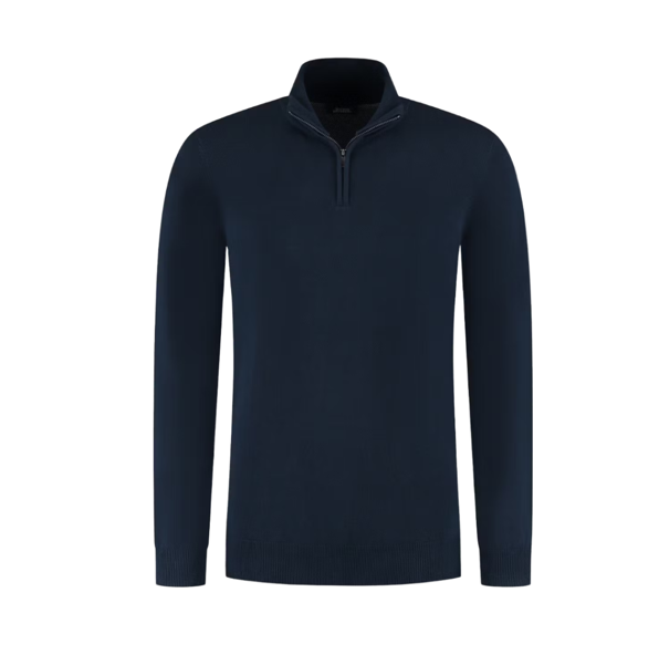 Boston Brothers - Half Zip Pullover - Navy - Maat S