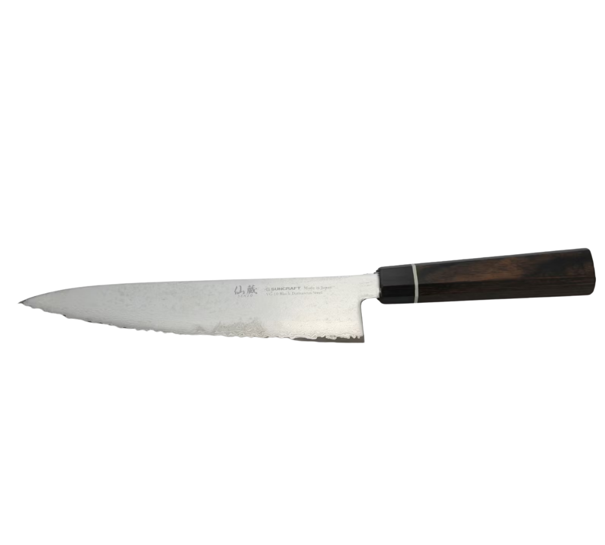 Suncraft Senzo Black Koksmes - 21 cm - Japans Damascus Staal