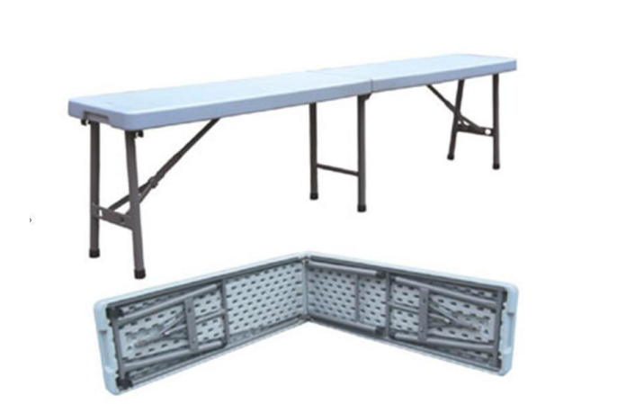 Westerholt Koffer Klapbank - Opvouwbaar en compact - Stevig ontwerp - Max. 125 kg belastbaar - Ideaal voor camping en outdoor