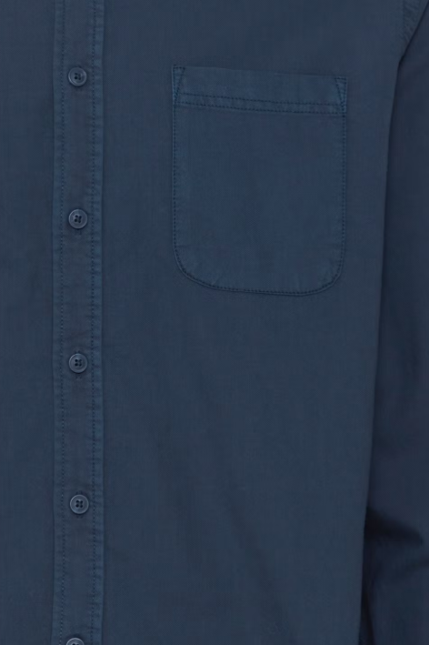 Blend Overhemd Oxford Dress Blues - Maat M - Stijlvol Casual Herenoverhemd