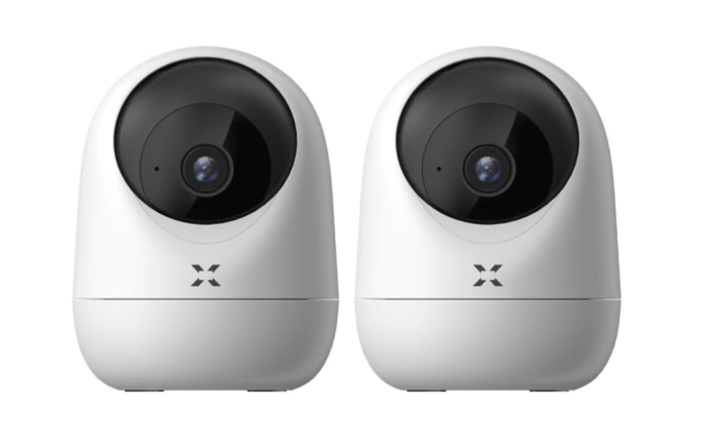 2x Xenon Smart Indoor Camera – 3 MP X7207 – Draadloos – App‑Compatibel – Nachtzicht & Persoonsdetectie