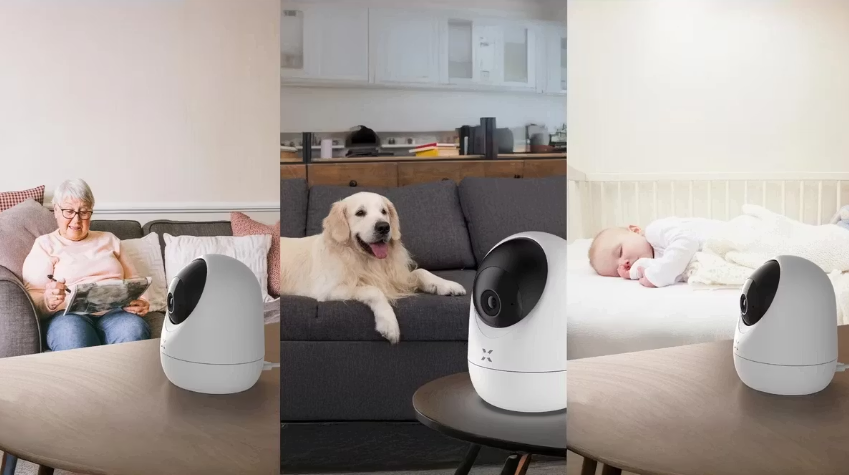 2x Xenon Smart Indoor Camera – 3 MP X7207 – Draadloos – App‑Compatibel – Nachtzicht & Persoonsdetectie