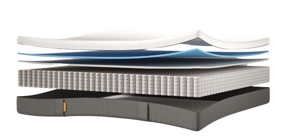Emma Sleep - 22 Lite Hybrid Matras - 160 x 200 cm - Medium - Pocketvering - Zwart/Wit