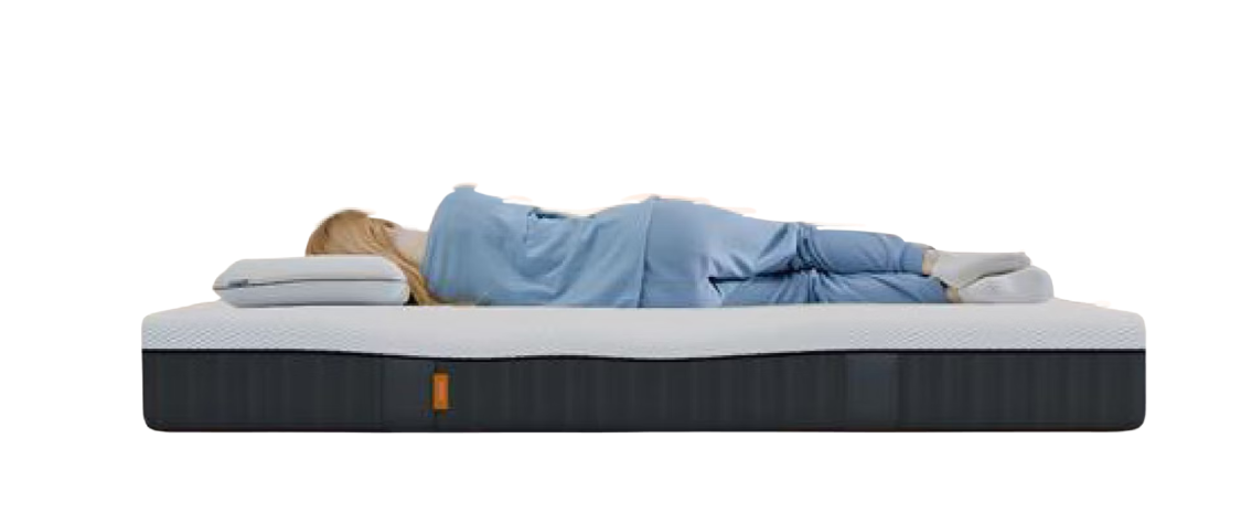 Emma Sleep - 22 Lite Hybrid Matras - 160 x 200 cm - Medium - Pocketvering - Zwart/Wit