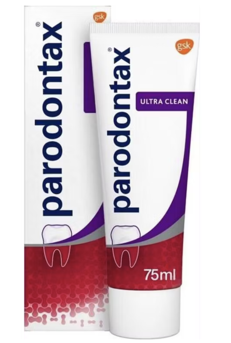 Parodontax Ultra Clean Tandpasta 75 ml – 8 Stuks – Diepe Reiniging & Sterker Tandvlees