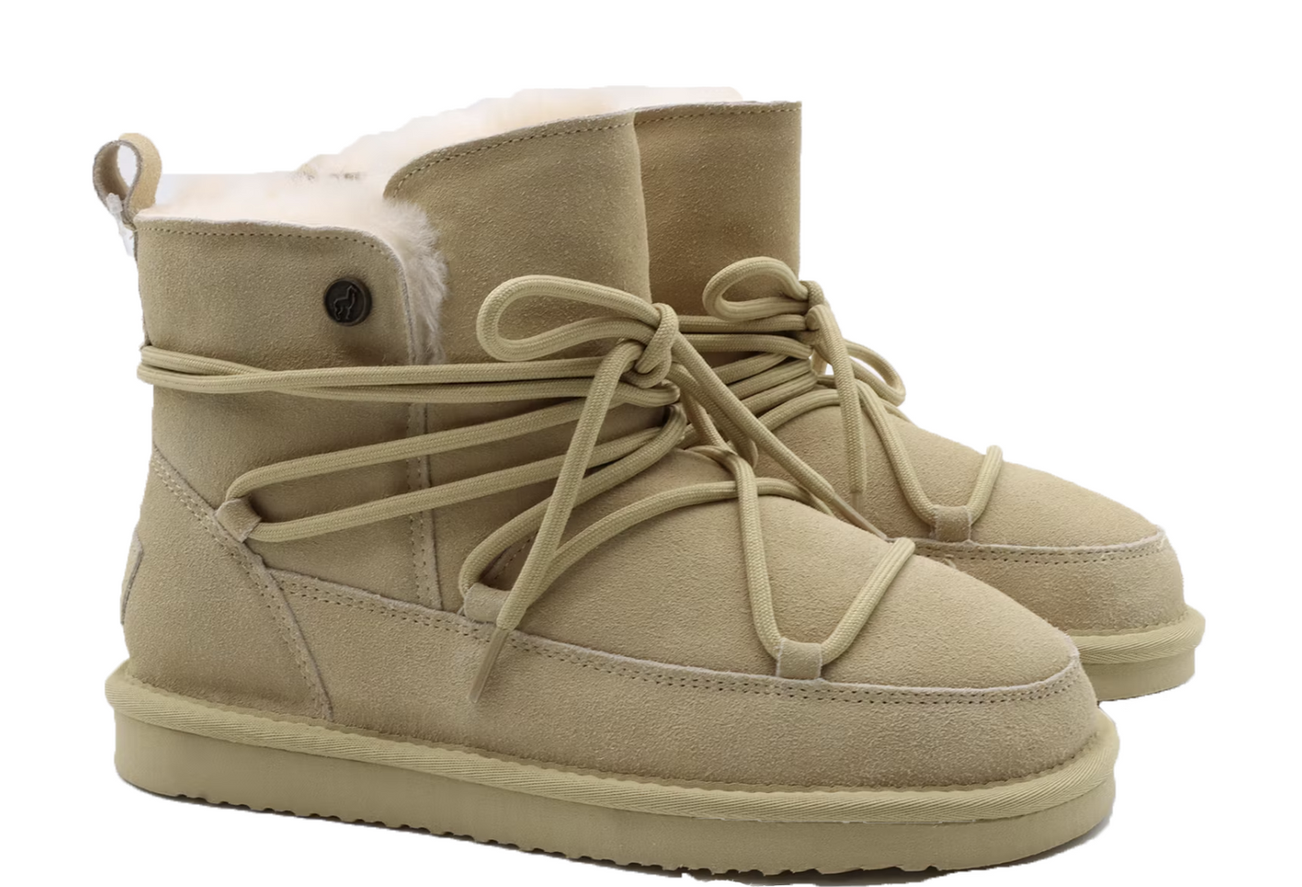 Alpacas Winterboots W66C0112B – Dames – Sand – Maat 37