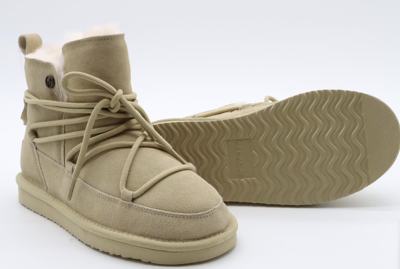 Alpacas Winterboots W66C0112B – Dames – Sand – Maat 37