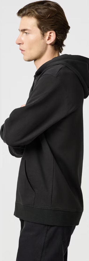 Wrangler Graphic Zip Hoodie 112362888 – Faded Black – Maat L