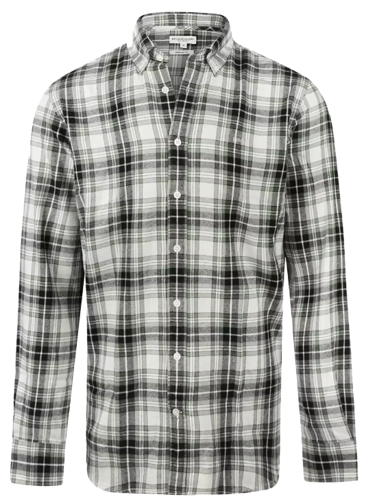 McGregor Flanellen Overhemd Winter Sage Geruit Groen/Grijs/Wit - XL