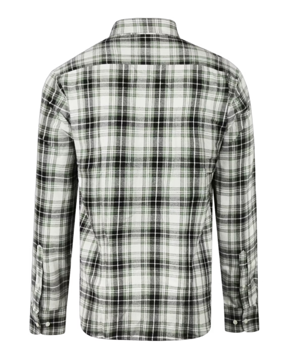 McGregor Flanellen Overhemd Winter Sage Geruit Groen/Grijs/Wit - XL