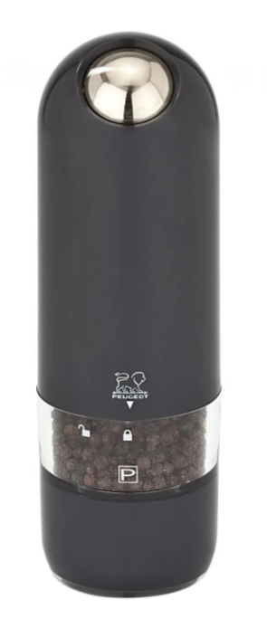 peugeot Alaska elektrische zout- en pepermolenset - 17 cm - zwart