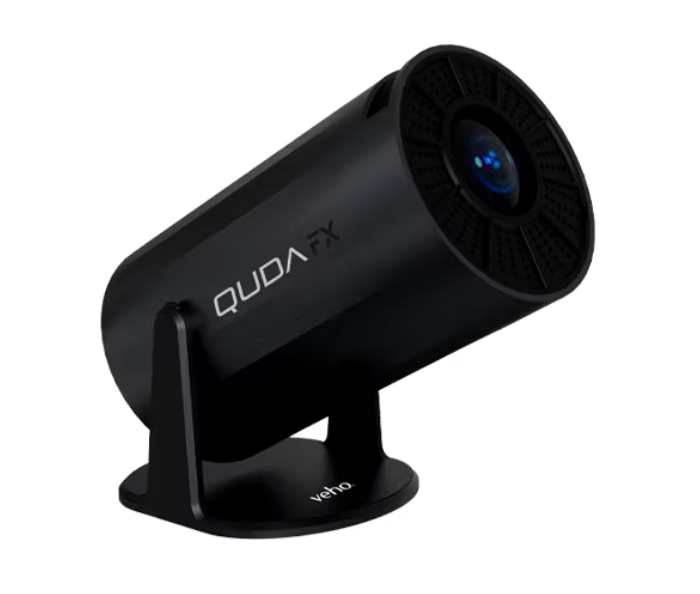 Veho Quda FX Draagbare Smart Projector - 90 x 90 x 193 mm - Zwart