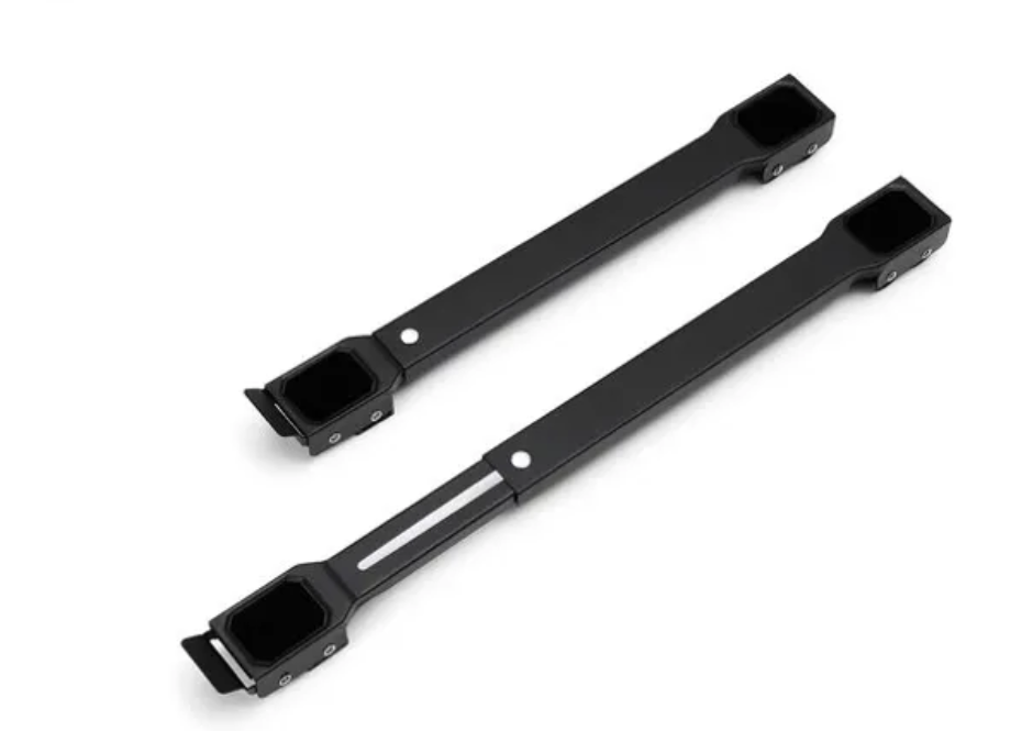 Brasq Verstelbare Meubelroller Zwart 45-72 x 10 x 3,6 cm - Transportroller tot 300 kg