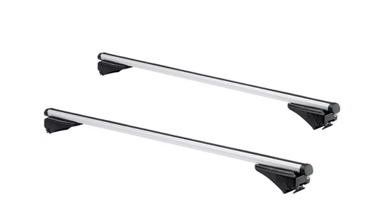 Twinny Load Dakdragerset A99 Aluminium - Zilver - Voor Originele Dichte, Gesloten of Open Railing