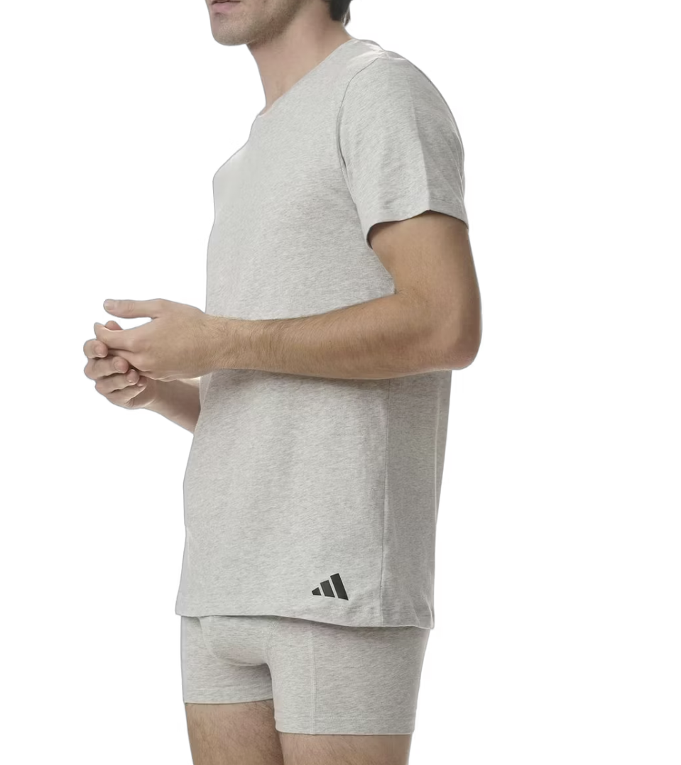 Adidas Basic T-Shirt 3x maat L Assorted 4AM012-908-L V-hals - 3PK Adidas