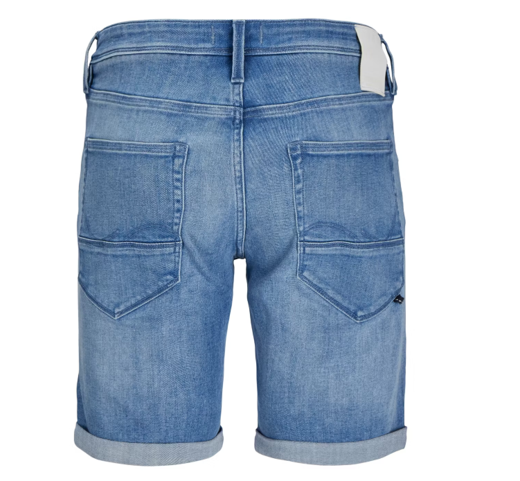 Jack & Jones Intelligence Rick Denim Shorts - Blue Denim - Maat M - Regular Fit Heren Korte Broek