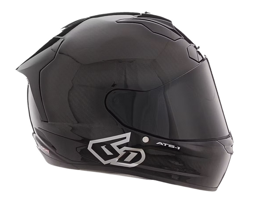 6D Helmet ATS-1R Solid M - Veiligheid - Lichtgewicht - Gloss Black
