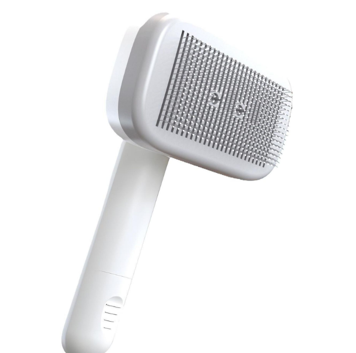 PiddiPet IonBrush Ionen Dierenborstel - Zelfreinigend - Voor Honden & Katten - Zwart - 18,5 x 12 x 7 cm