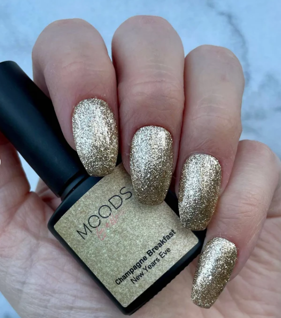 Moods Gellac 501 Champagne Breakfast - Glitter Goud - 15ML