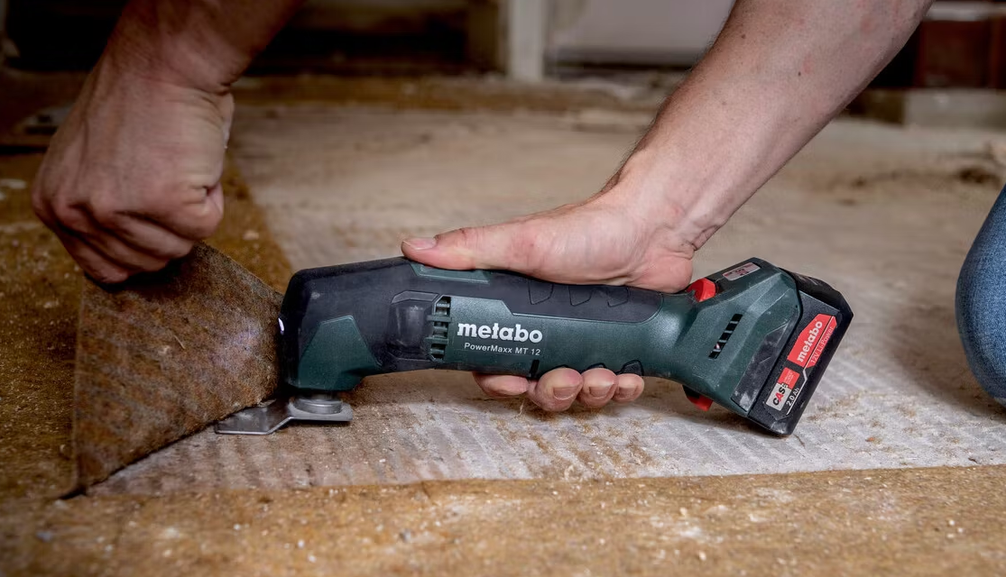 Metabo – Accu-Multitool Body – 12 V & OMT-Systeem – Voorzien Van Led-verlichting En Slanke Handgreep – Voor Zagen Schuren En Schrapen – Groen En Zwart Metaal