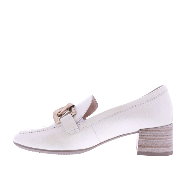 Gabor Pumps Wit Lakleer – Hakhoogte 4 cm – Maat 38.5