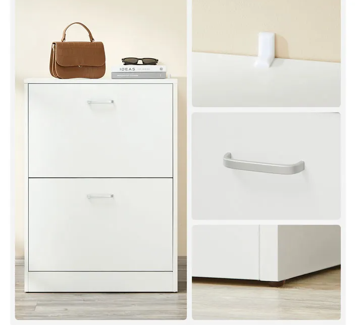 Home & Comfort Stijlvolle en compacte schoenenkast met 2 laden