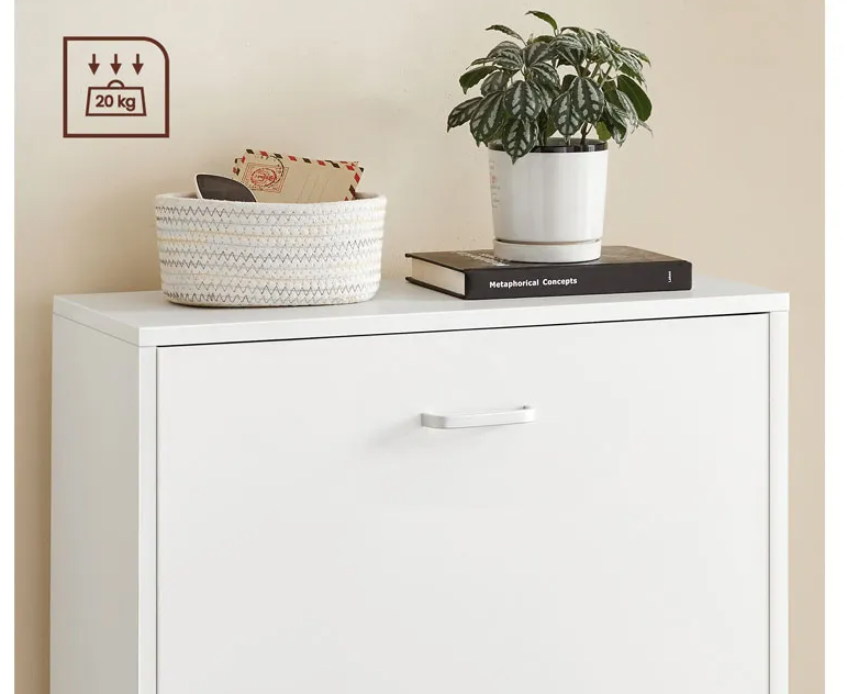 Home & Comfort Stijlvolle en compacte schoenenkast met 2 laden