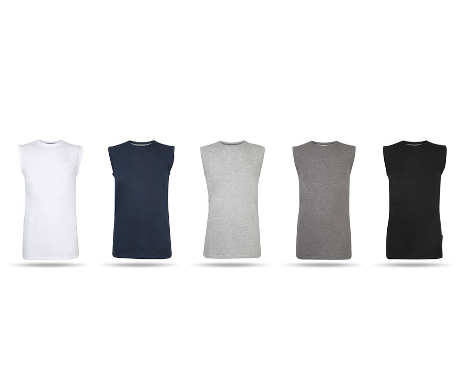 Pierre Cardin Mouwloos T-shirt – Zwart – 100% Katoen – Maat XL – Tijdloos, Comfortabel & Perfect voor de Zomer