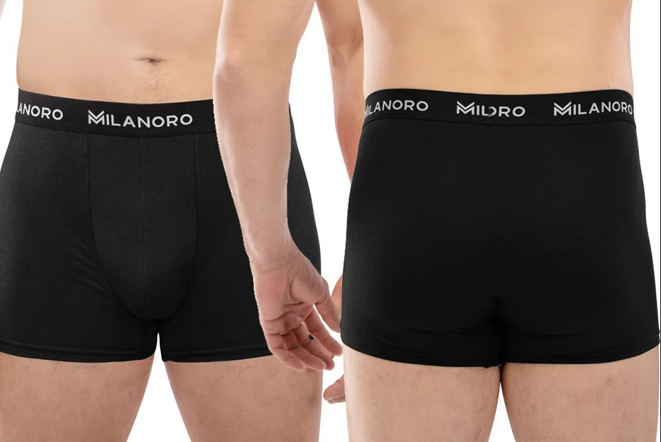 Milanoro - Set van 10 stijlvolle katoenen boxershorts - Classic - XL